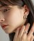 シルバー ハギーピアス ボールL