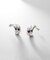シルバー スモールフープ チャビーローテイテッドピアス
