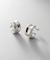 シルバー コンケイブピアス