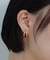 シルバー アシンメトリーフープピアス GP