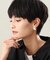 シルバー ニュアンスピアス アシンメプレート