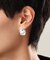 シルバー ニュアンスピアス アシンメプレート