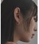 シルバー ハギーフープ ラウンドピアス GP