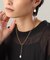 シルバー バロックパール 2WAYドロップ ネックレス GP
