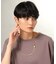 シルバー マルチチェーンネックレス メタル・パール GP