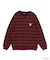 BORDER CREW KNIT