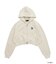 OG PIGMENT CROPPED ZIP HOODIE(WOMEN)