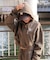 OG PIGMENT CROPPED ZIP HOODIE(WOMEN)