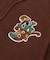CIRCLE CAMO WAPPEN ZIP HOODIE