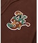CIRCLE CAMO WAPPEN ZIP HOODIE