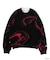 PRINTED CREW KNIT
