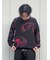 PRINTED CREW KNIT