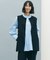 【セレモニー】BEAUTY FORM KNIT ZIPジレ