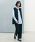 【セレモニー】BEAUTY FORM KNIT ZIPジレ