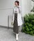 ストレッチコーデュロイ Iラインスカート