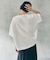 【VERY掲載】BEAUTY FORM JERSEY light サイドZIP プルオーバー