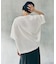【VERY掲載】BEAUTY FORM JERSEY light サイドZIP プルオーバー