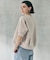 【VERY掲載】BEAUTY FORM JERSEY light スナップカーディガン