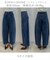 【UNFILO DENIM】撥水ストレッチ バレルレッグデニム