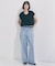 【UNFILO DENIM/新色追加】撥水ストレッチ ルーズワイドデニム