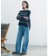 【UNFILO DENIM/新色追加】撥水ストレッチ ルーズワイドデニム