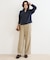 【WEB限定カラー】BEAUTY FORM JERSEY キーネックカーディガン