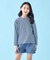 【110-150cm】タックスリーブTシャツ