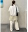 【野呂佳代さん着用】ライトジョーゼット イージーワイドパンツ