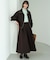 【VERY×UNFILOコラボ】BEAUTY FORM JERSEY+ ZIPブルゾン