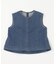 UNFILO DENIM LIGHT ノースリーブブラウス