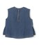 UNFILO DENIM LIGHT ノースリーブブラウス