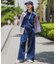 UNFILO DENIM LIGHT ノースリーブブラウス
