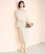 【セレモニー】BEAUTY FORM KNIT ペプラムセットアップ