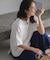 【WEB限定カラー】ヴィンテージシアー ギャザーワイドパンツ
