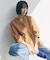 【野呂佳代さん着用】ペプラム ギャザーブラウス