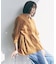 【野呂佳代さん着用】ペプラム ギャザーブラウス