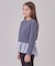 【110-150cm】BEAUTY FORM JERSEY ペプラムスウェット