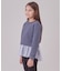 【110-150cm】BEAUTY FORM JERSEY ペプラムスウェット
