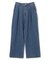 UNFILO DENIM LIGHT タックワイドパンツ