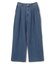 UNFILO DENIM LIGHT タックワイドパンツ