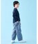 【110-150cm】カーブワイドデニム