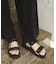 【洗える】厚底 ストラップサンダル