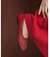 メタル シースルー ラウンド パンプス