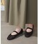 ラウンド メッシュ バレエパンプス