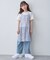 【2点セット】Tシャツ×レース キャミソールチュニック