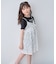 【2点セット】Tシャツ×レース キャミソールチュニック