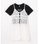 【2点セット】Tシャツ×レース キャミソールチュニック