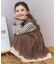 【チョコレート シリーズ】フリル ハイネック 長袖Tシャツ