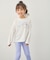 【綿100%】ロゴプリント 長袖Tシャツ