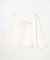【綿100%】ロゴプリント 長袖Tシャツ